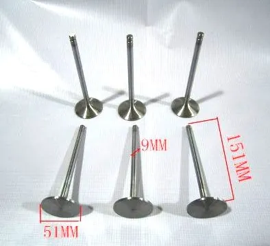 Клапан впускной SC9/D9-220 D=51 H=151 d=9