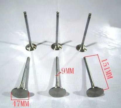 Клапан выпускной SC9/D9-220 D=47 H=151 d=9