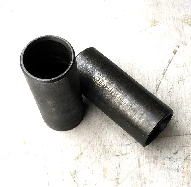 Втулка пальца передней рессоры FAW J6 (D=37 d=30 L=87) ОРИГИНАЛ черная