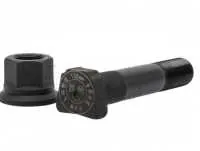 Шпилька колесная задняя с гайкой D=22 L=120 M22 усиленная 12,9 с насечками KAINA