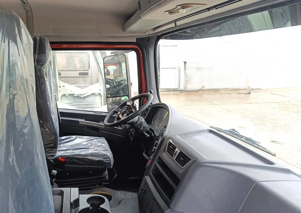 Cab-X3000-E5 - Кабина в сборе с интерьером Shacman Х3000 (Weichai) цвет Оранжевый
