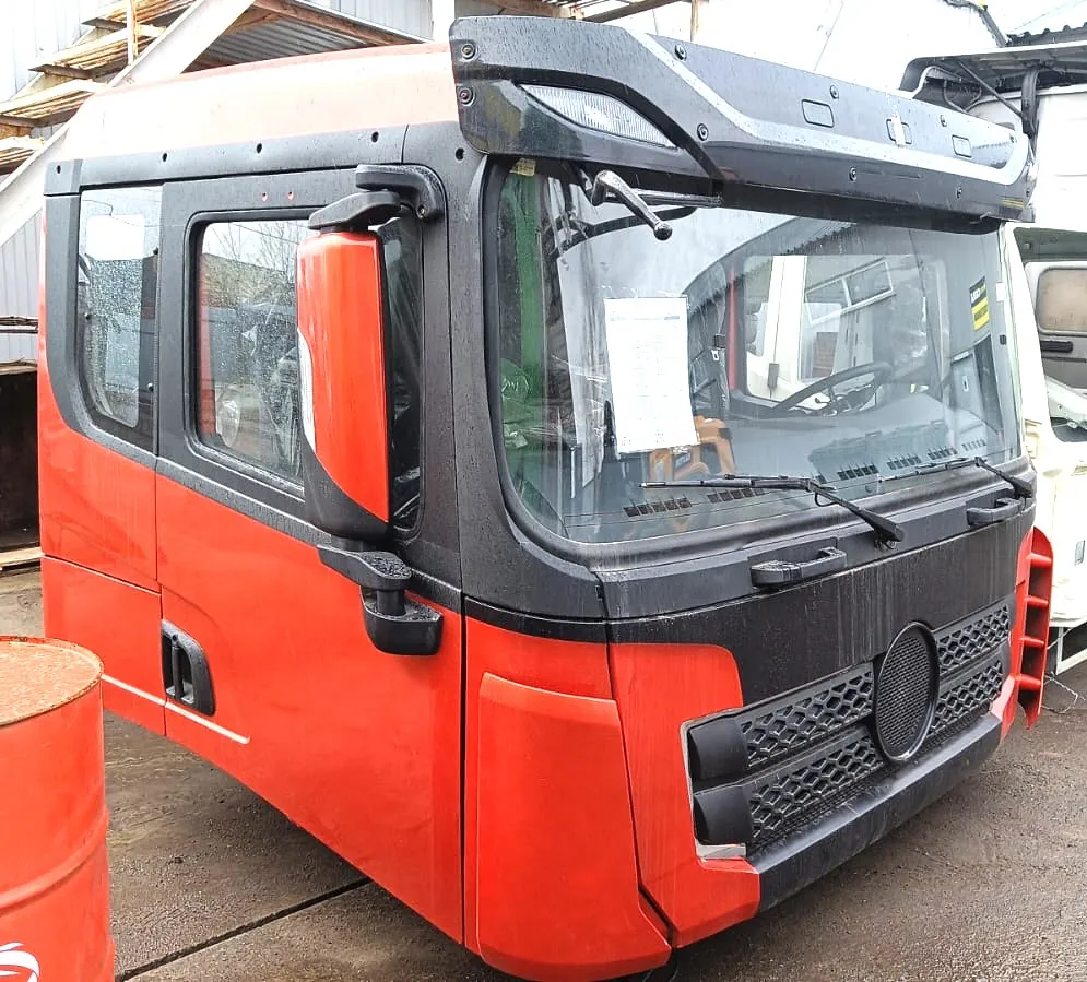 Cab-X3000-E5 - Кабина в сборе с интерьером Shacman Х3000 (Weichai) цвет Оранжевый