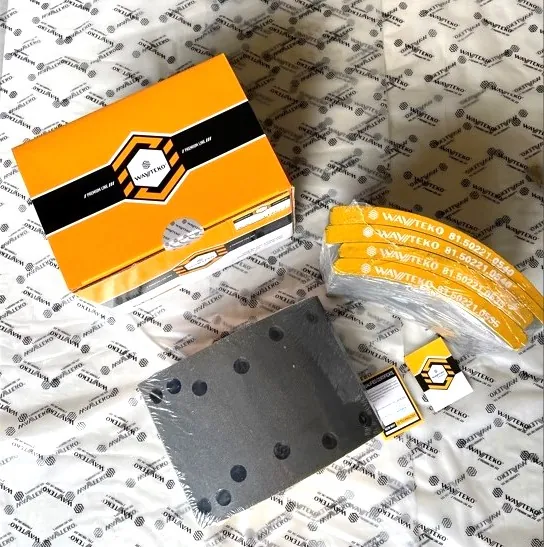 Накладка тормозная передняя 163х183 (8 отв.) + 163х215 (10 отв.) WAYTEKO PREMIUM