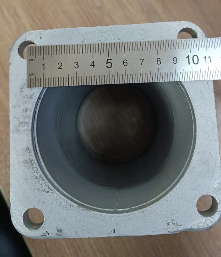  - Гофра подогрева кузова (фланец-фланец L 21 cм) FAW J6 (CA6DM-L100)