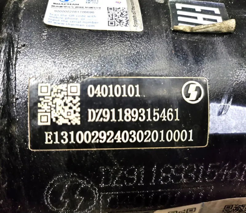 DZ91189315461 - Вал карданный 6х6 (от КПП до раздатки) L=610мм SHACMAN X5000 ОРИГИНАЛ