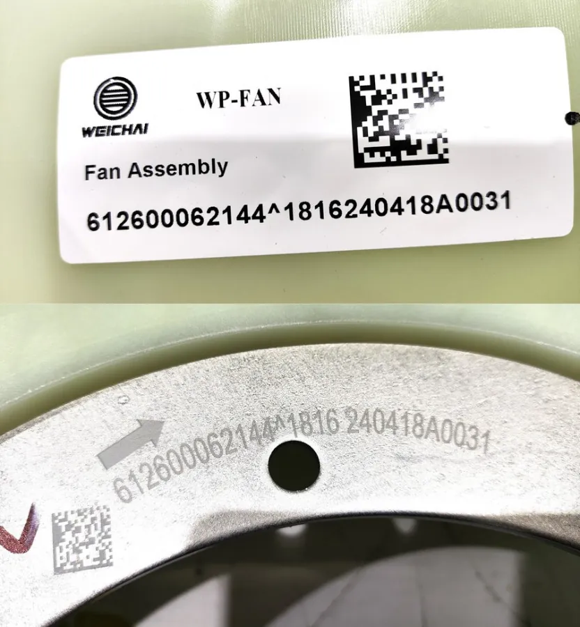 612600062144 - Вентилятор охлаждения WP13 SHACMAN ОРИГИНАЛ