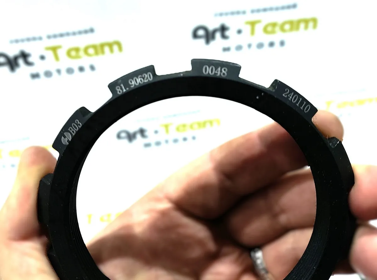 81.90620.0048/81906200048 - Гайка ступицы задней (перед 6x6) SHACMAN X5000 X3000 F3000 ОРИГИНАЛ