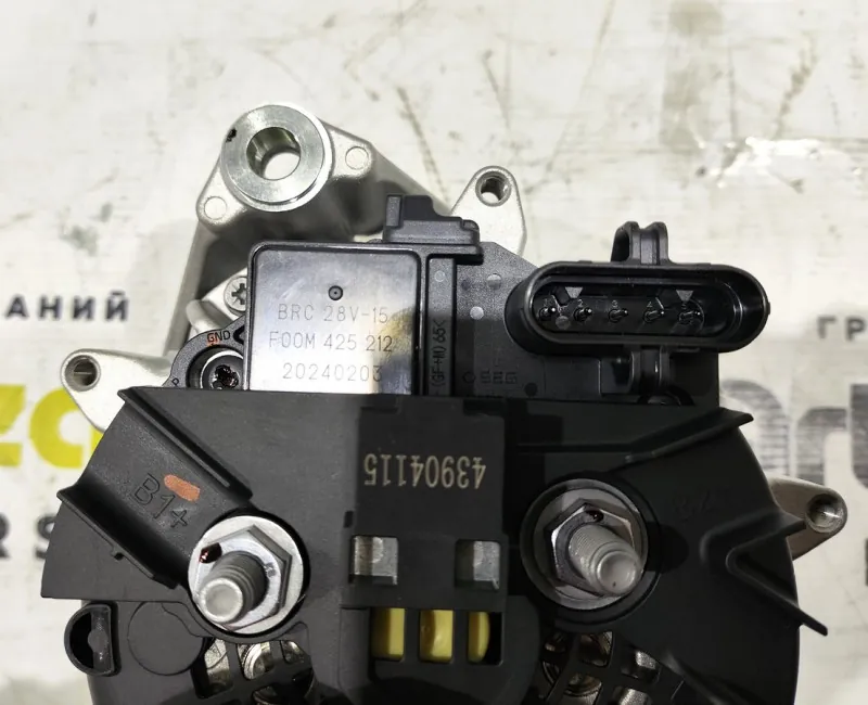 1000750099 - Генератор WP12/WP13 28V/80A Евро5 (6-ручейковый шкив) SHACMAN ОРИГИНАЛ