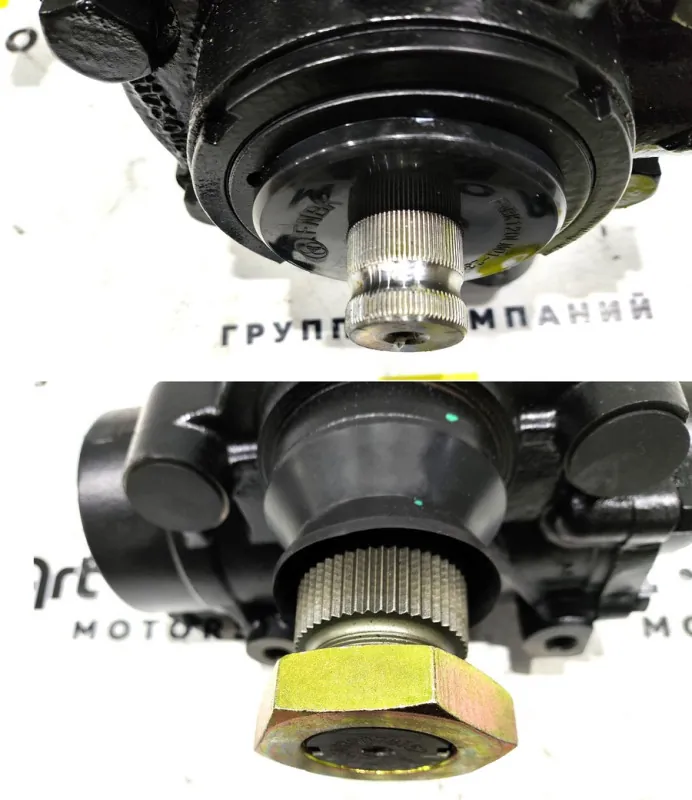 DZ9114470075 - Механизм ГУР вал 56-59мм SHACMAN F2000 F3000 ОРИГИНАЛ