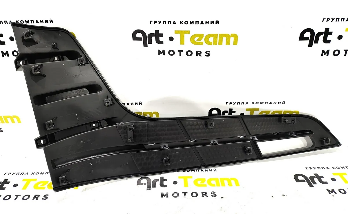 DZ16251110027 - Накладка капота левая с хромированной вставкой SHACMAN X6000 ОРИГИНАЛ