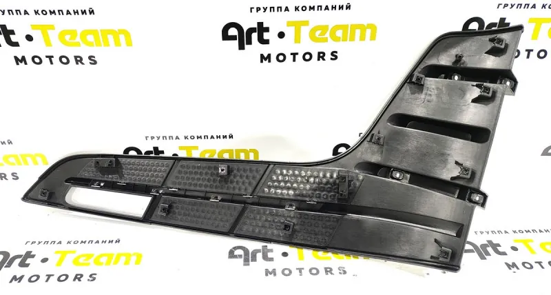 DZ16251110028 - Накладка капота правая с хромированной вставкой SHACMAN X6000 ОРИГИНАЛ