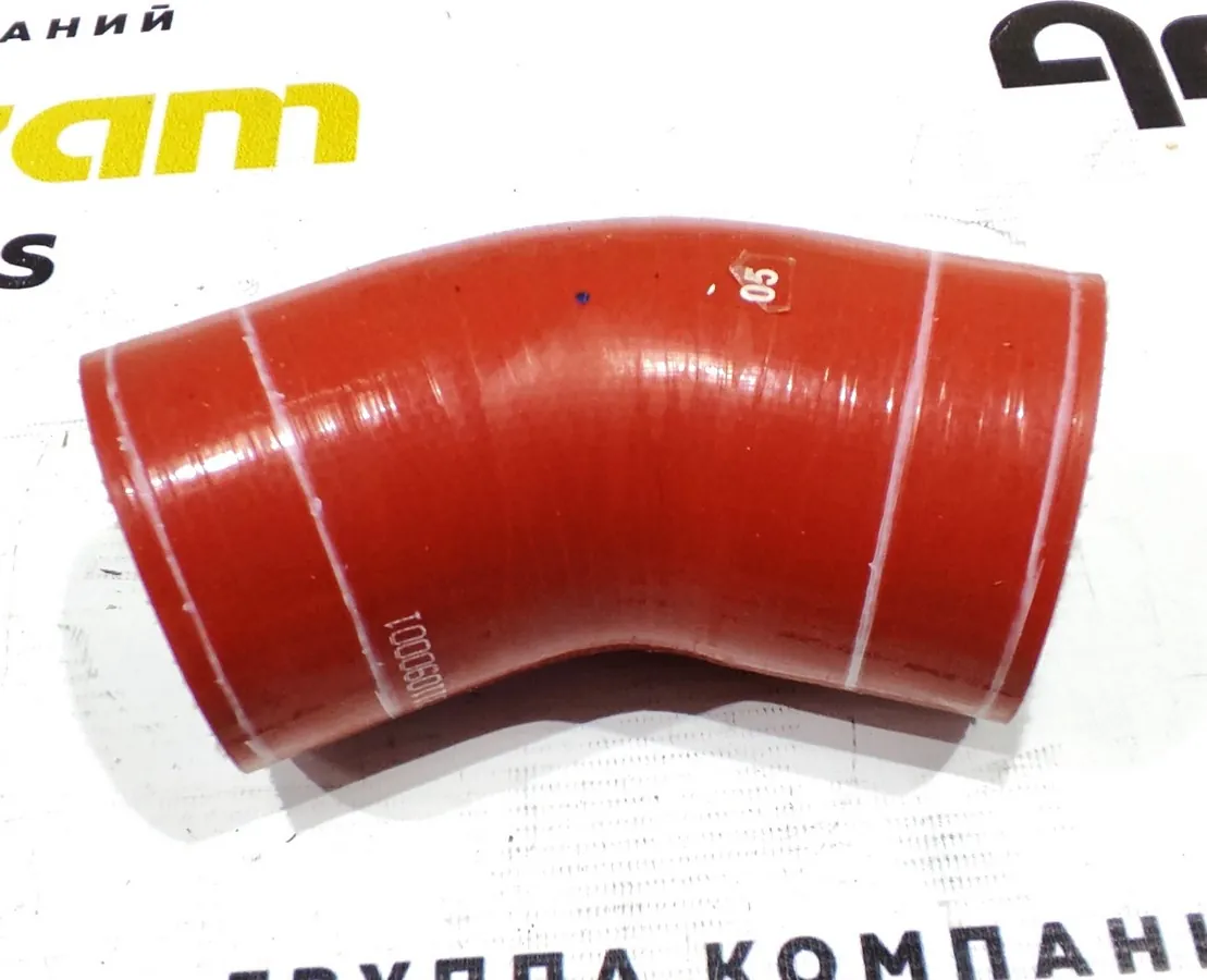 DZ9X189535035 - Патрубок радиатора угловой выпуск SHACMAN X6000 WP13 ОРИГИНАЛ