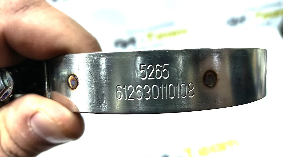 612630110108 - Хомут турбокомпрессора WP12 ОРИГИНАЛ