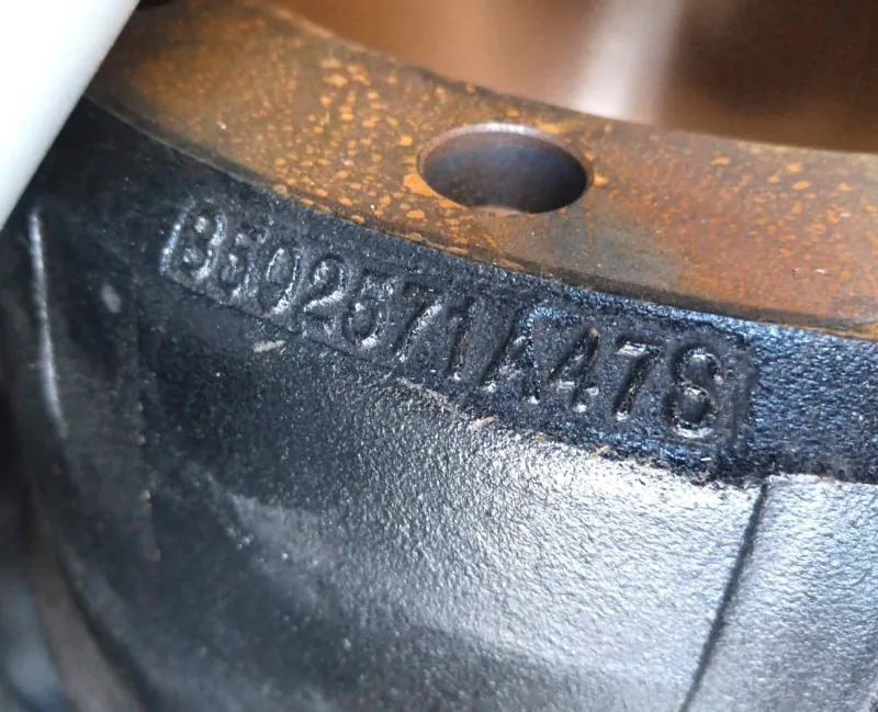 3502571A47S/A - Барабан тормозной FAW J6 шасси задний